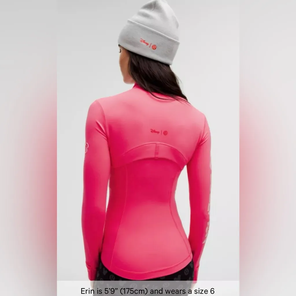 Lululemon Disney NWT Define Nulu Jacket Lip Gloss Pink Color Size 6 - Image 15