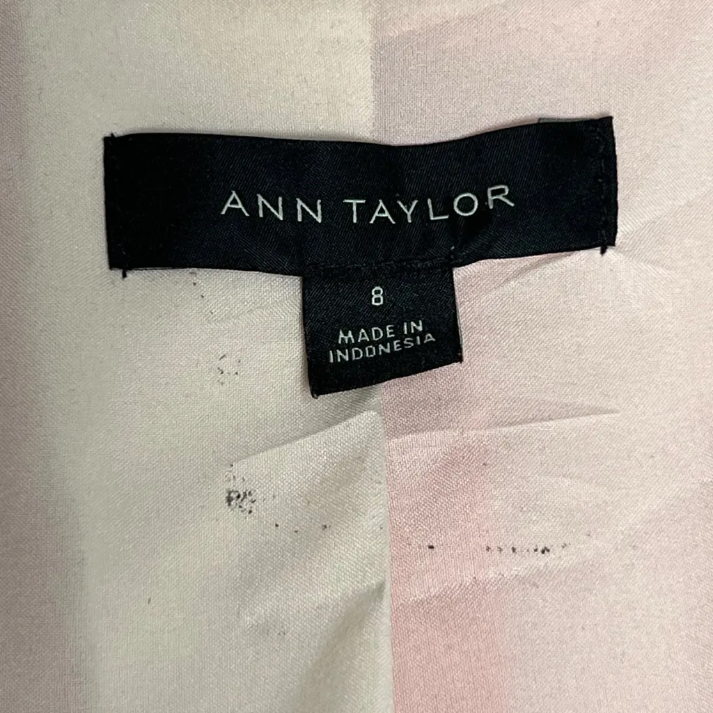 Ann Taylor Women’s Blazer Gold Tone Metal Buttons Size 4 - Image 6