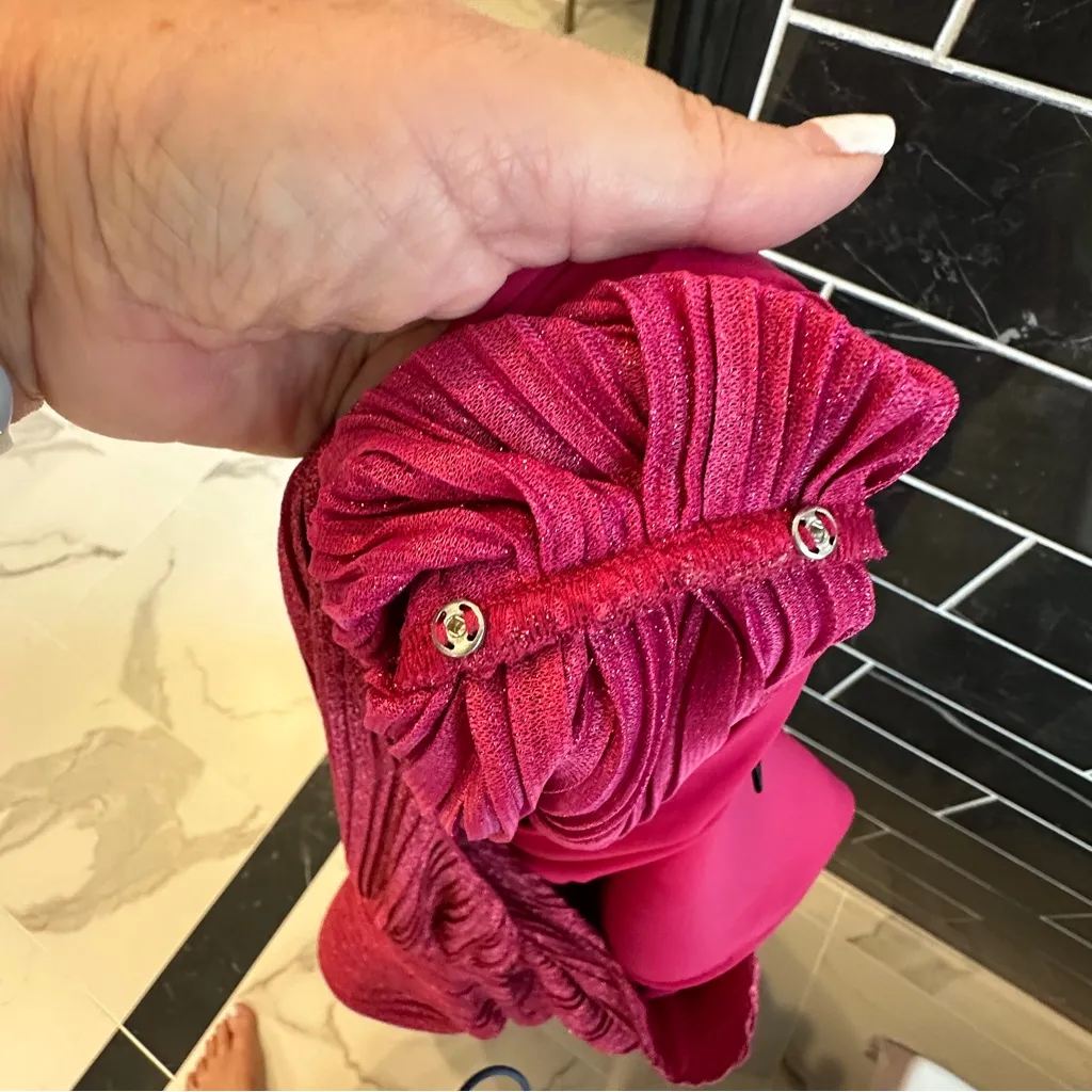 NBD Revolve Illusion Mini Dress in Fuchsia Long Sleeve Dress Size XS - Image 13