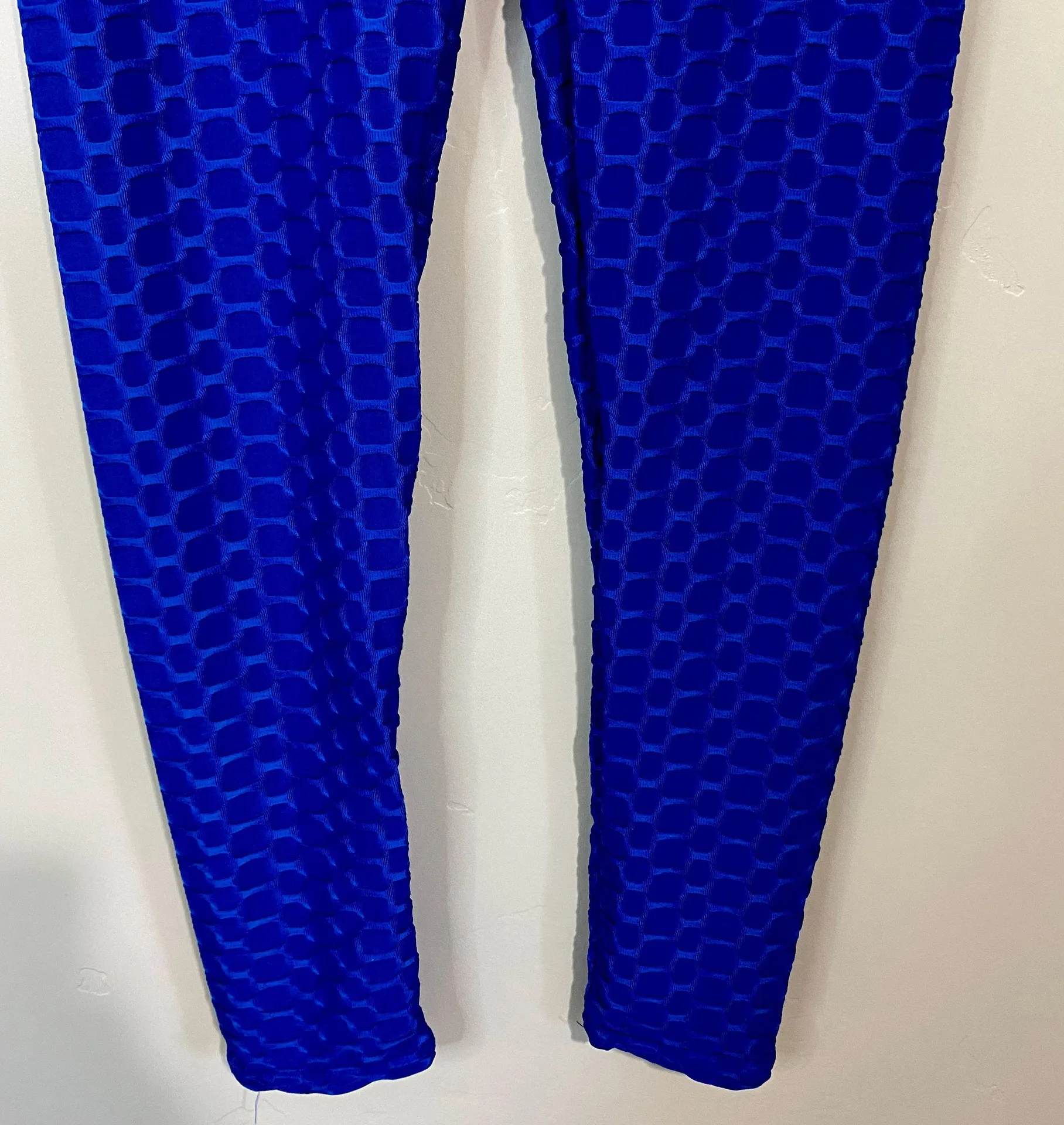 Women’s Butt Lifting Yoga Activewear Pants Leggings Blue NWT TikTok Leggings - Image 3