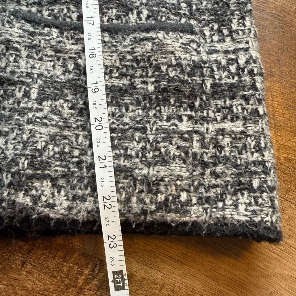 Abercrombie & Fitch Novelty Button Tweed-Inspired Sweater Jacket Women's M - Image 7