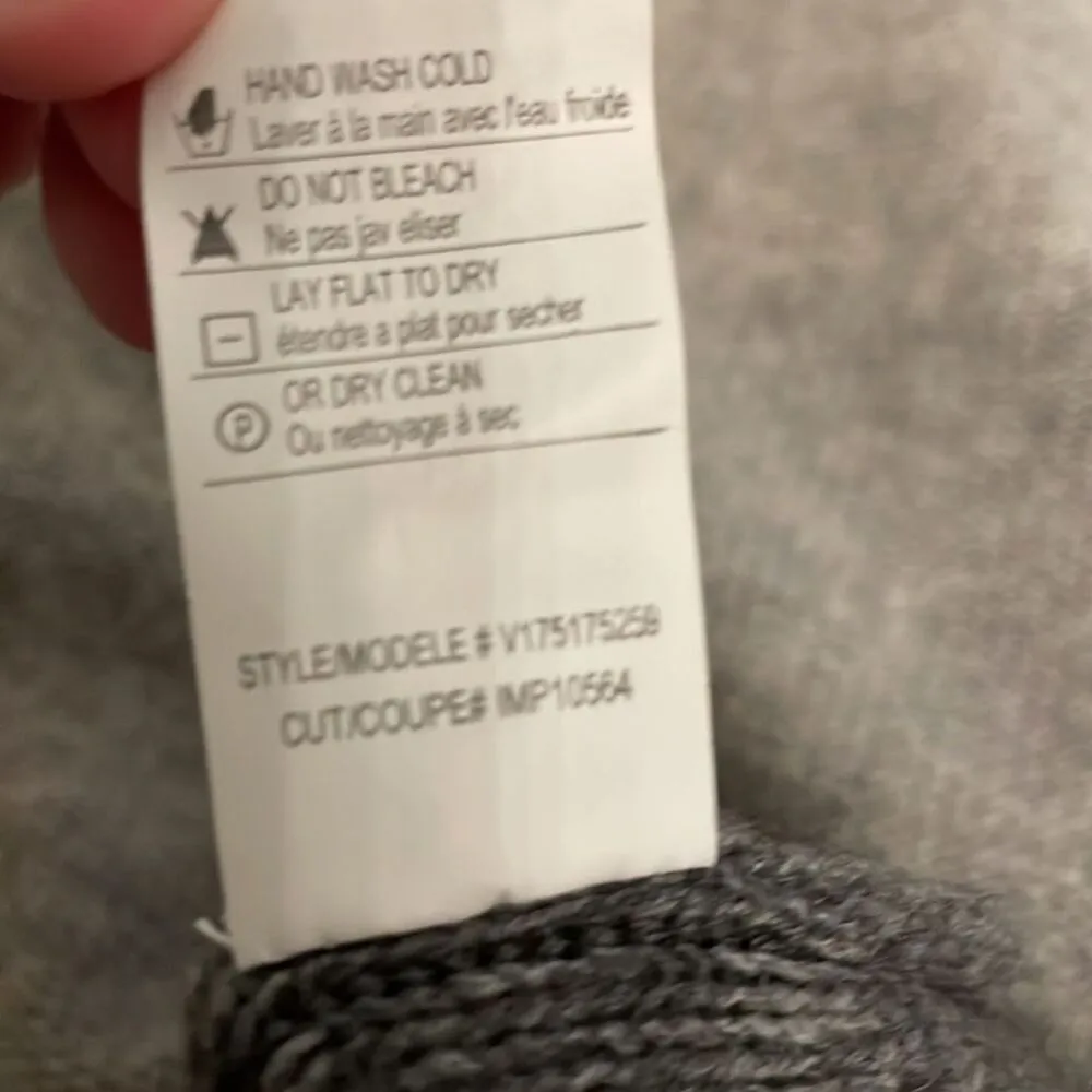 Vince Gray Cashmere Knit Womens Size Small Ombre Gradient Long Sleeves - Image 11