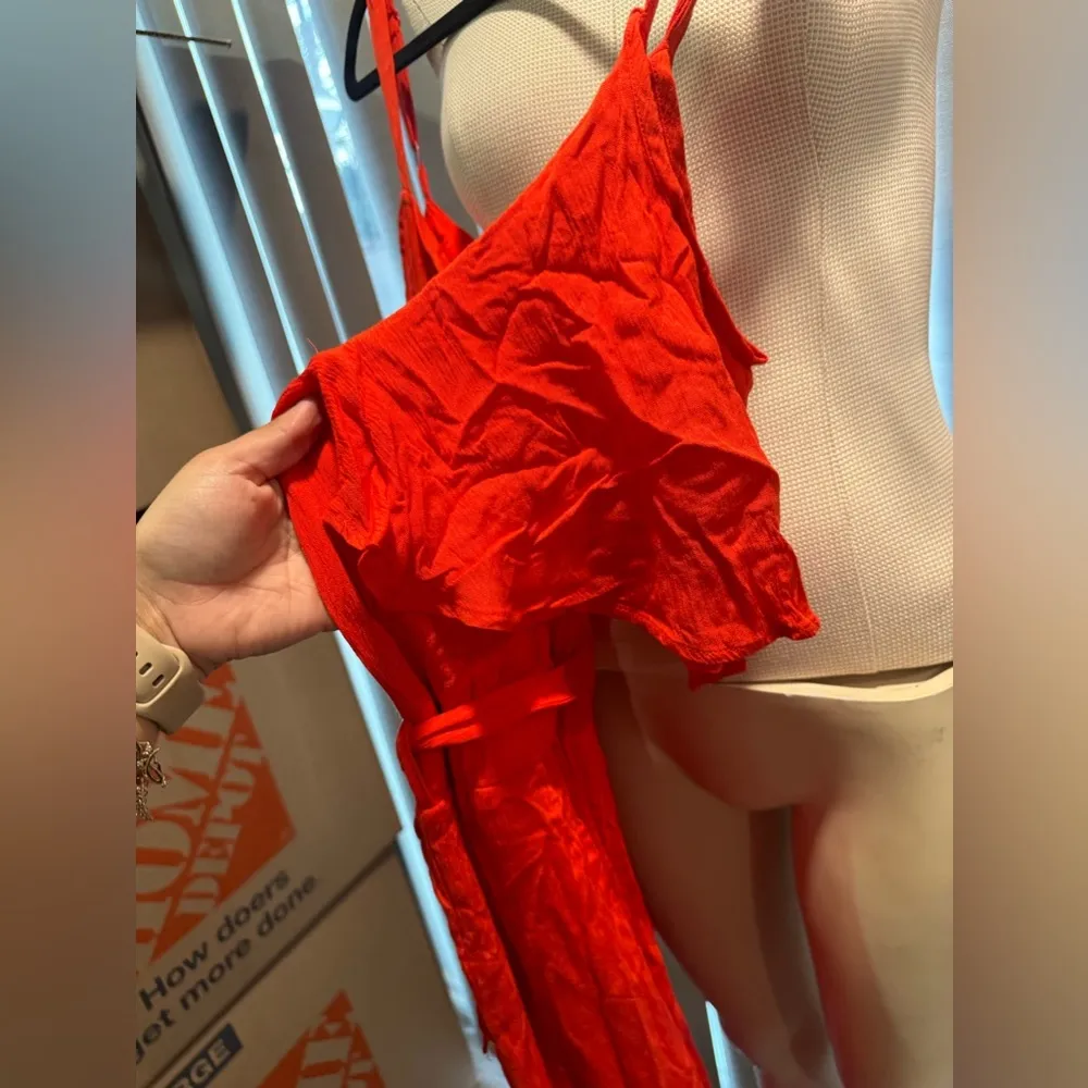 CITY CHIC shoulder tigerlily flutter detail jumpsuit ✨ - Image 12