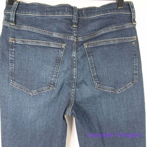 New! Madewell mid rise Kick Out Crop‎ Jeans colleton wash, size 28 - Image 10