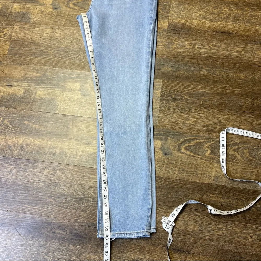 NEW Abercrombie & Fitch ‘90s Slim Straight Ultra High Rise Jeans Womens 32/14L - Image 8