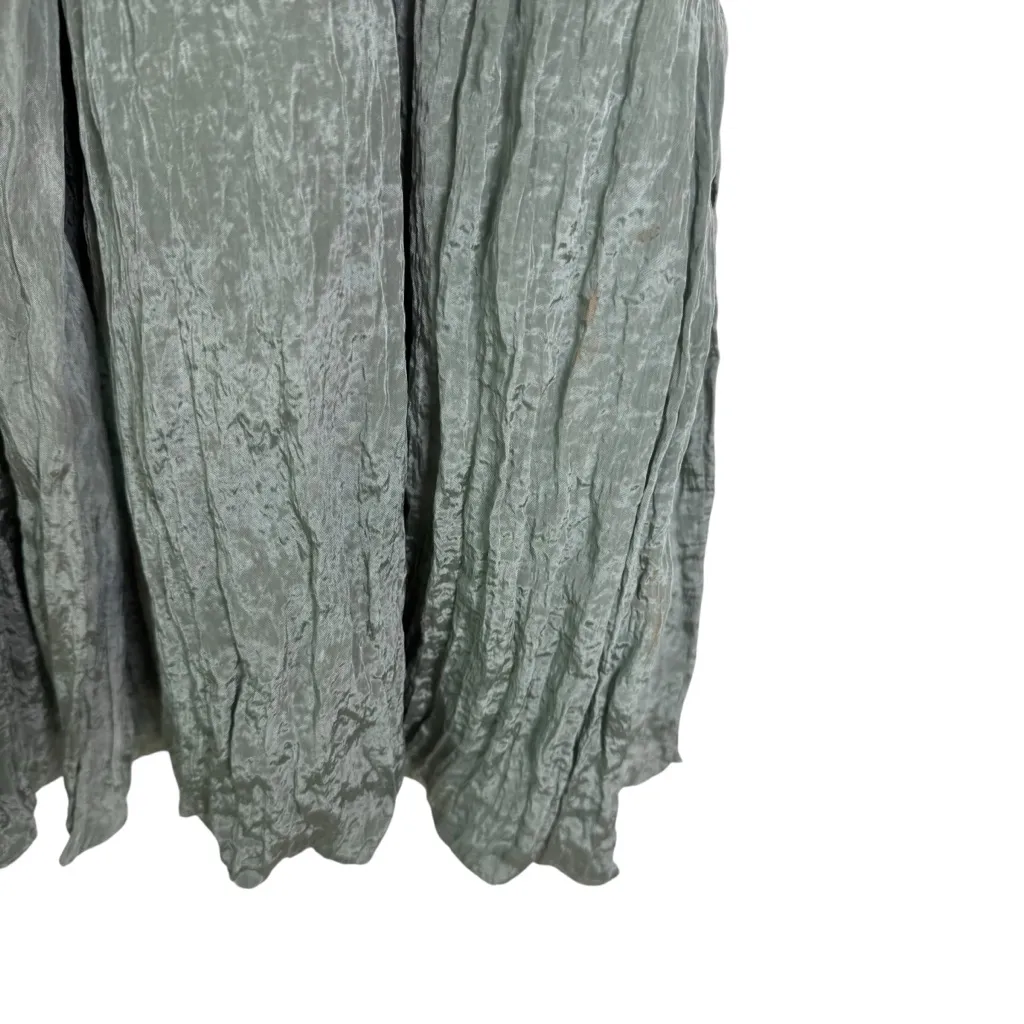 Vince Textured Sleeveless Popover Dress Mint Seafoam Green Size L - Image 12