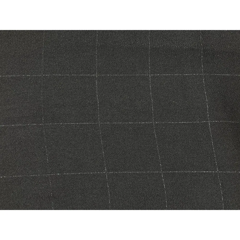 *New Maurices Pant Womens Lg Black Windowpane Pull On Classic Dark Academia - Image 4