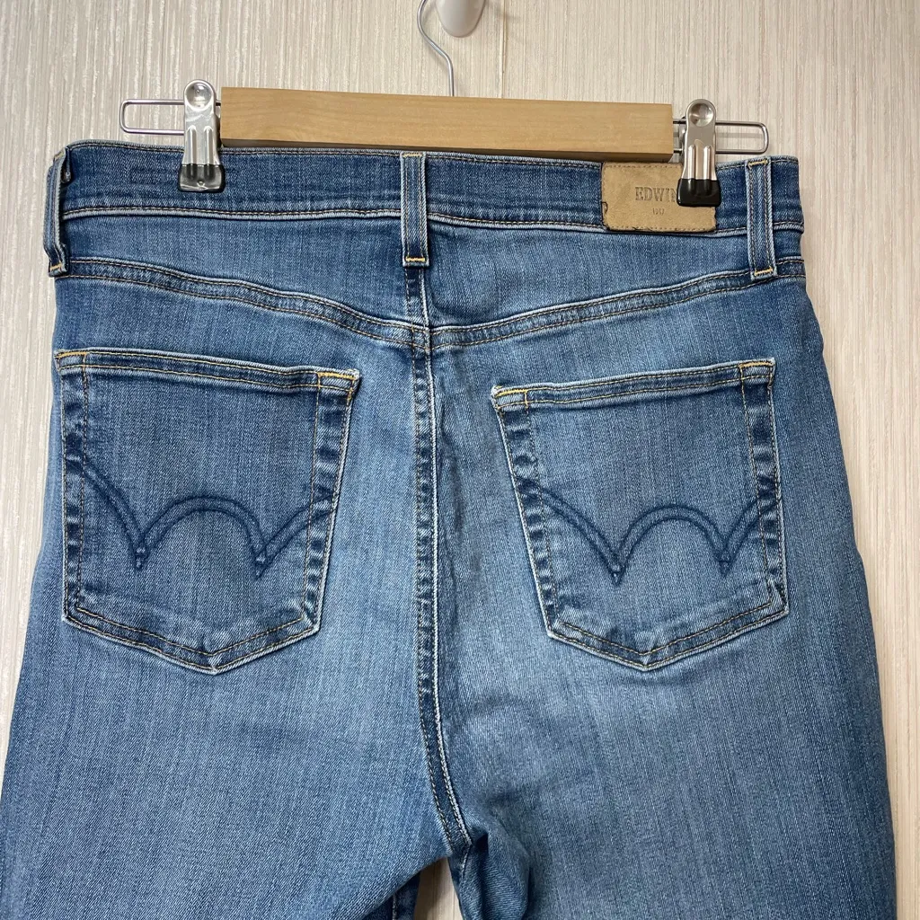 EDWIN Bree Slim Straight Jeans | Women’s Size 29 Blue - Image 4