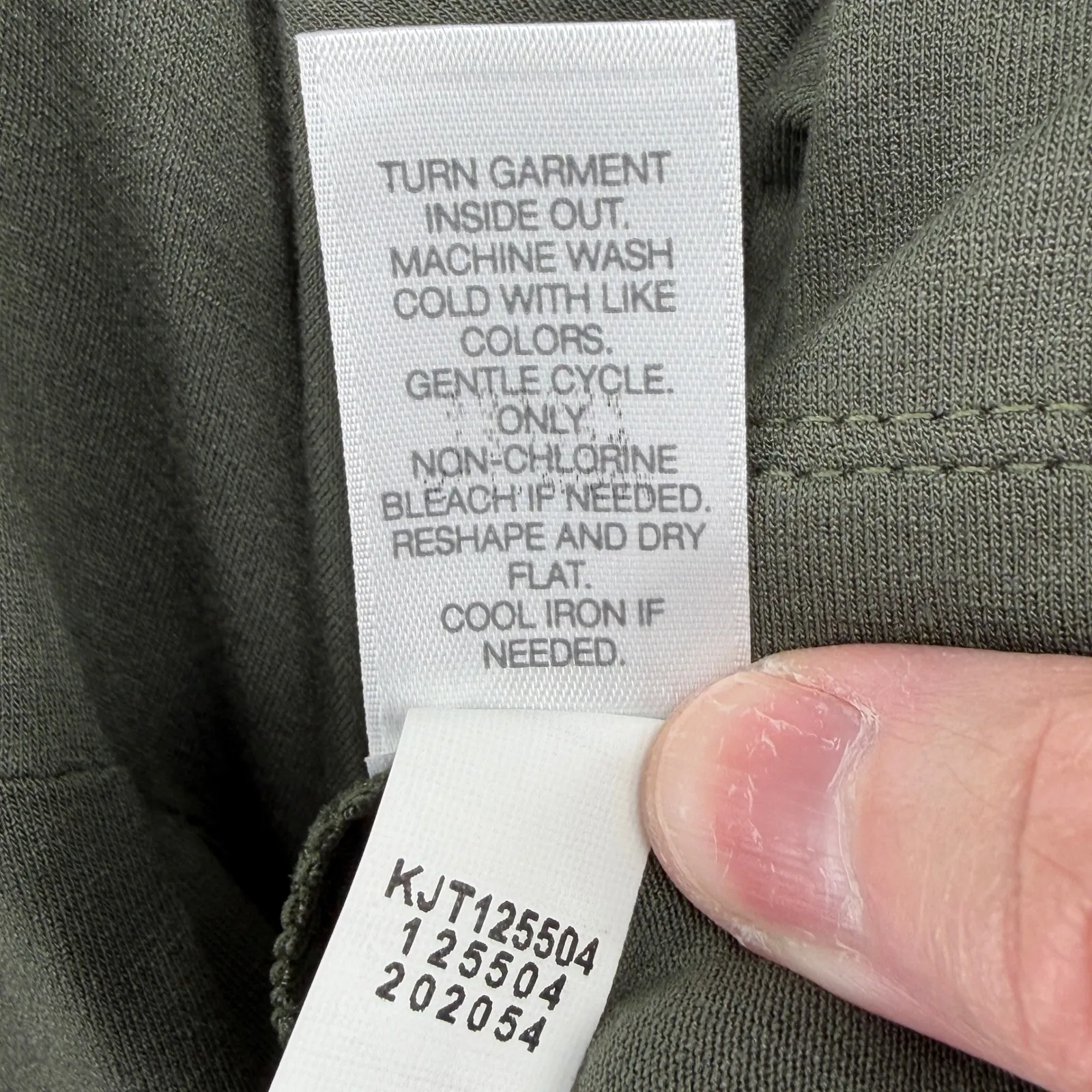 J Jill Wearever Collection Olive Green 1X Open Front Cardigan Sweater Wardrobe - Image 6