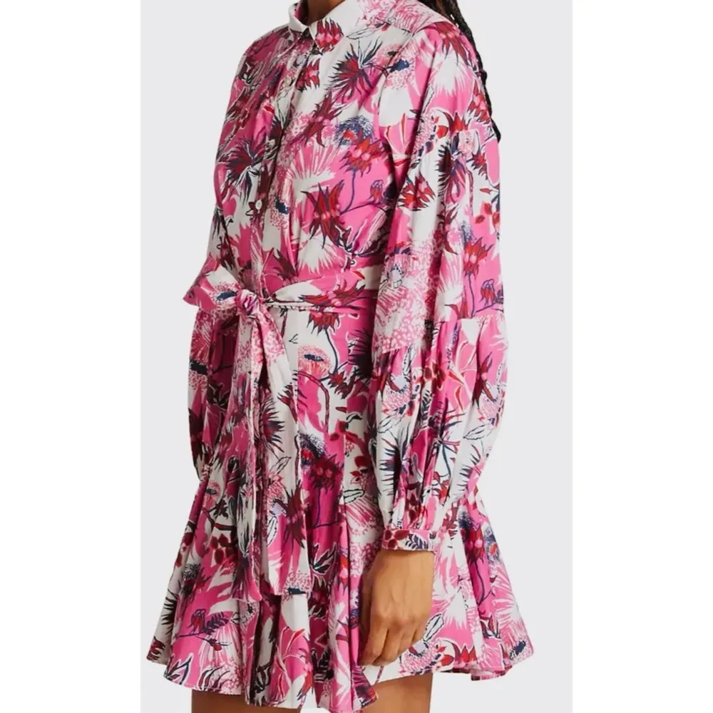 CHUFY 100% cotton Ushi Mini Dress EUC Pink Size XS - Image 4