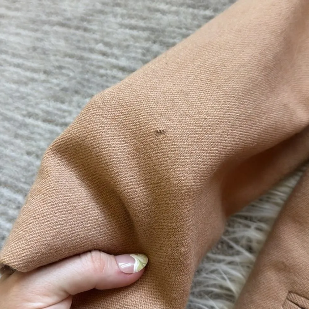 Sag Harbor Vintage Estilo 100% Wool Camel Blazer - Image 5