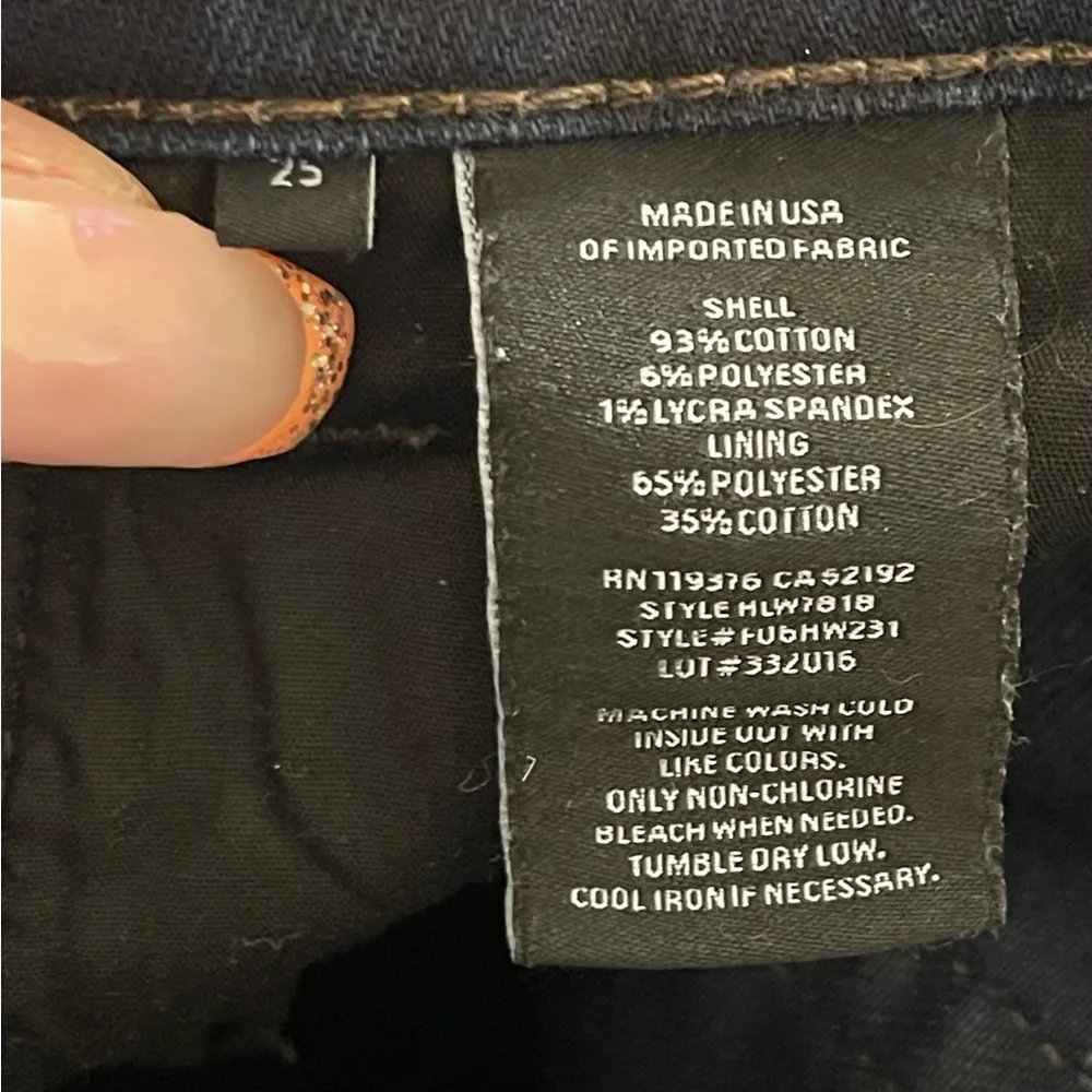 Helmut Lang Ankle Straight Jeans sz25 - Image 4