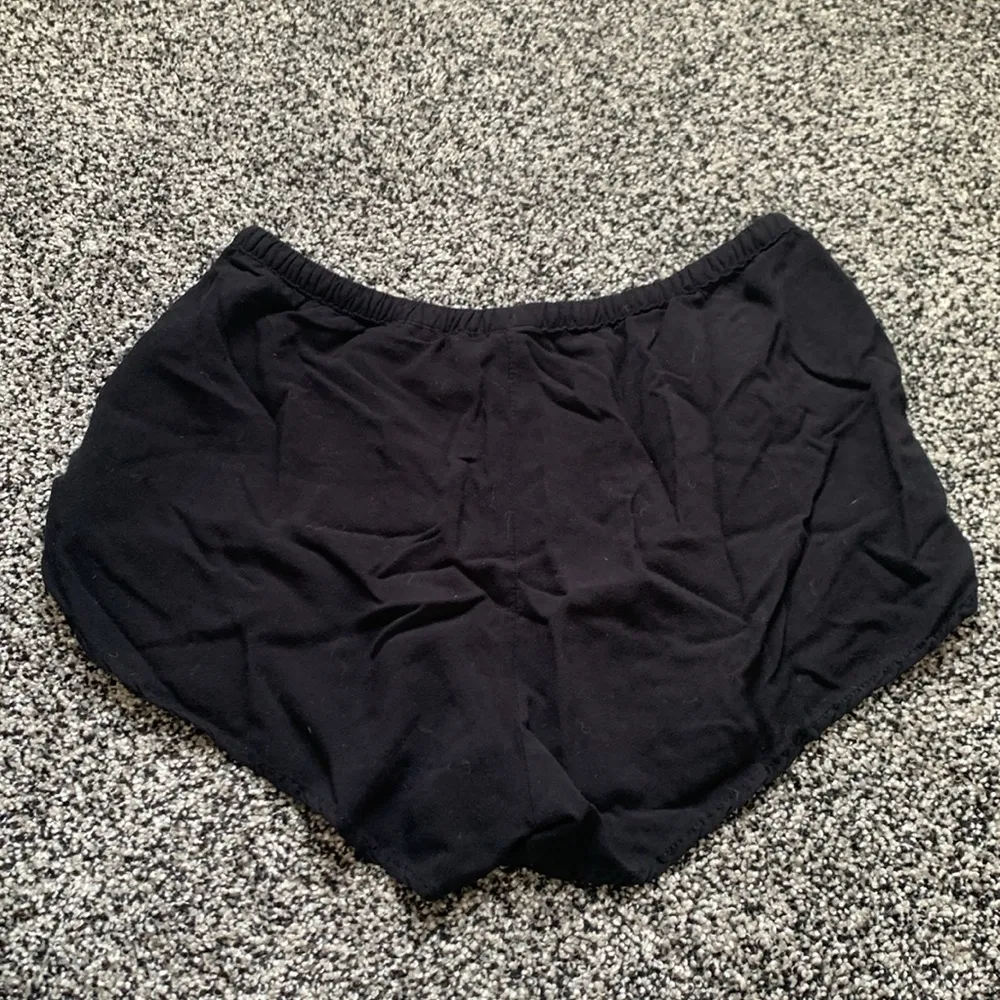 Black Viscose Shorts - Image 3
