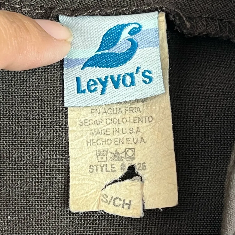 Business dress pant vintage made in USA Brown - Image 10