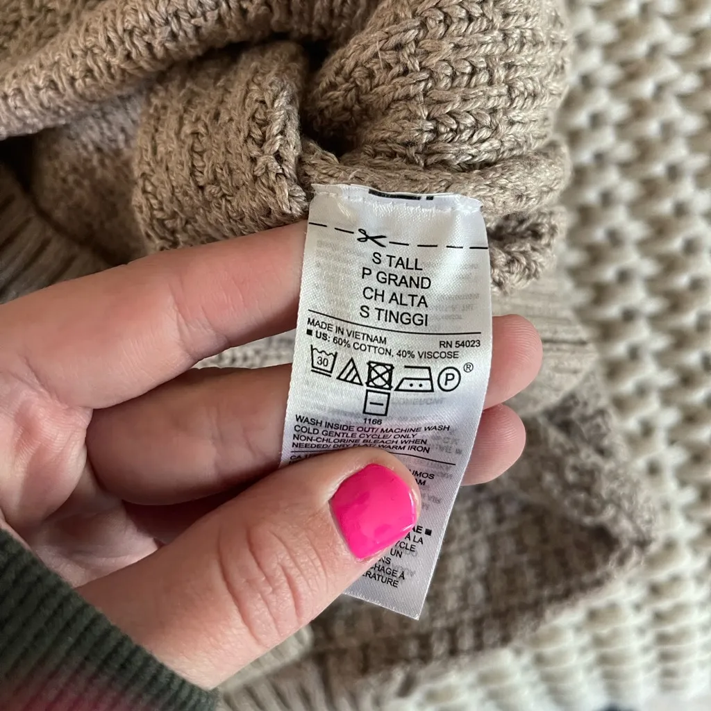 Set of 5: Old Navy Textured Cotton-Blend Tunic Sweater for Women - Image 6