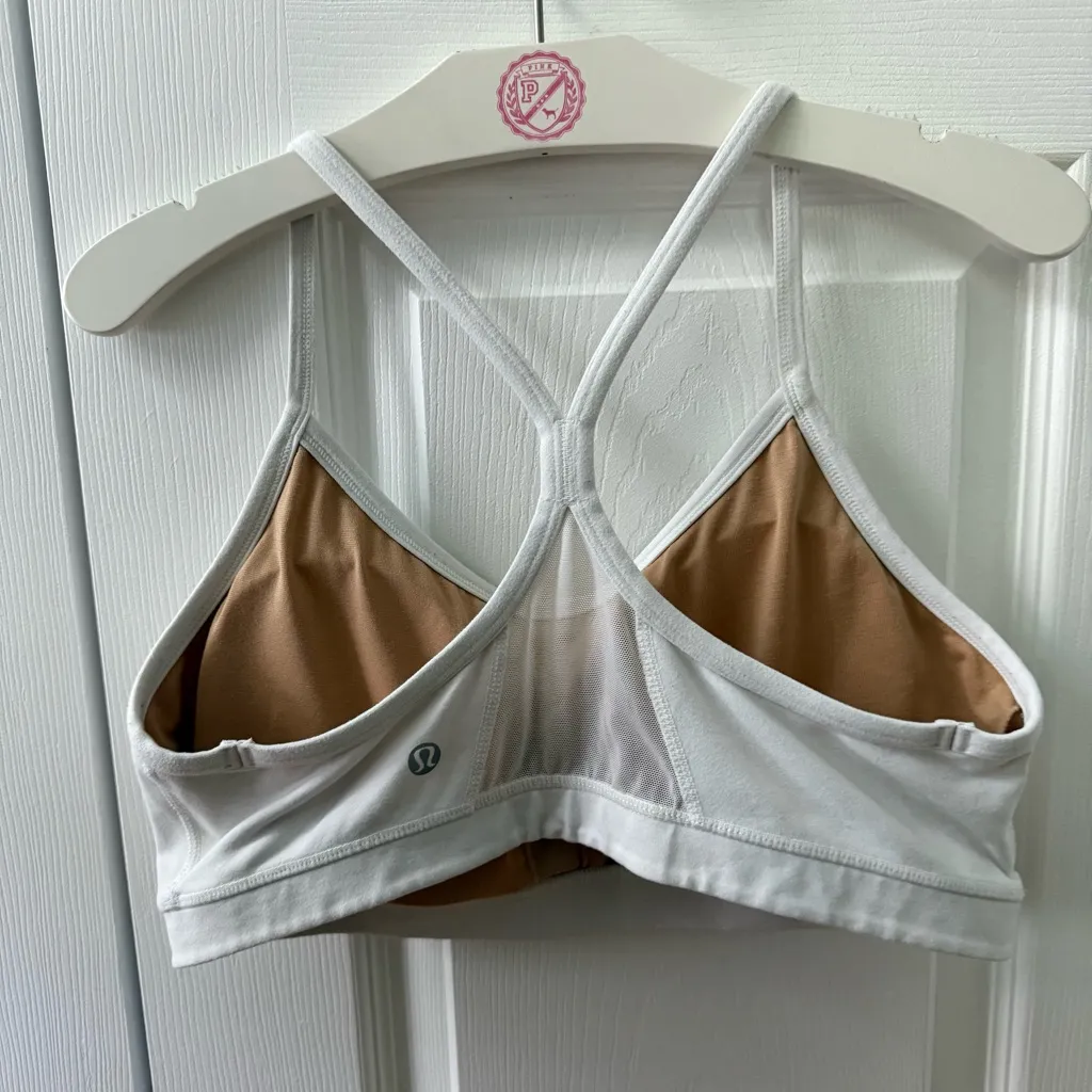 Flow Y IV Bra in White - Image 3