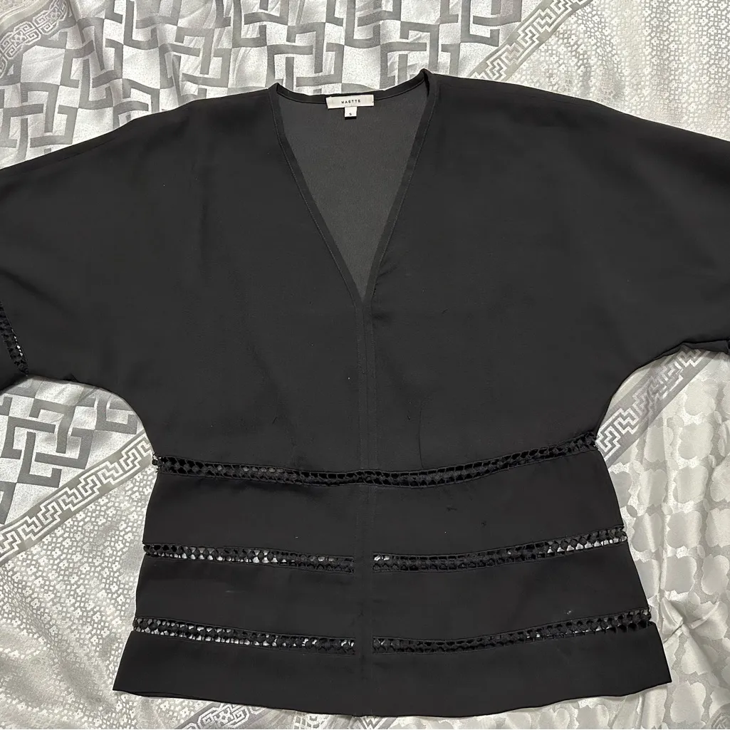 Stella & Dot  Hyde V Neck Boho Top Excellent Condition Size small - Image 4