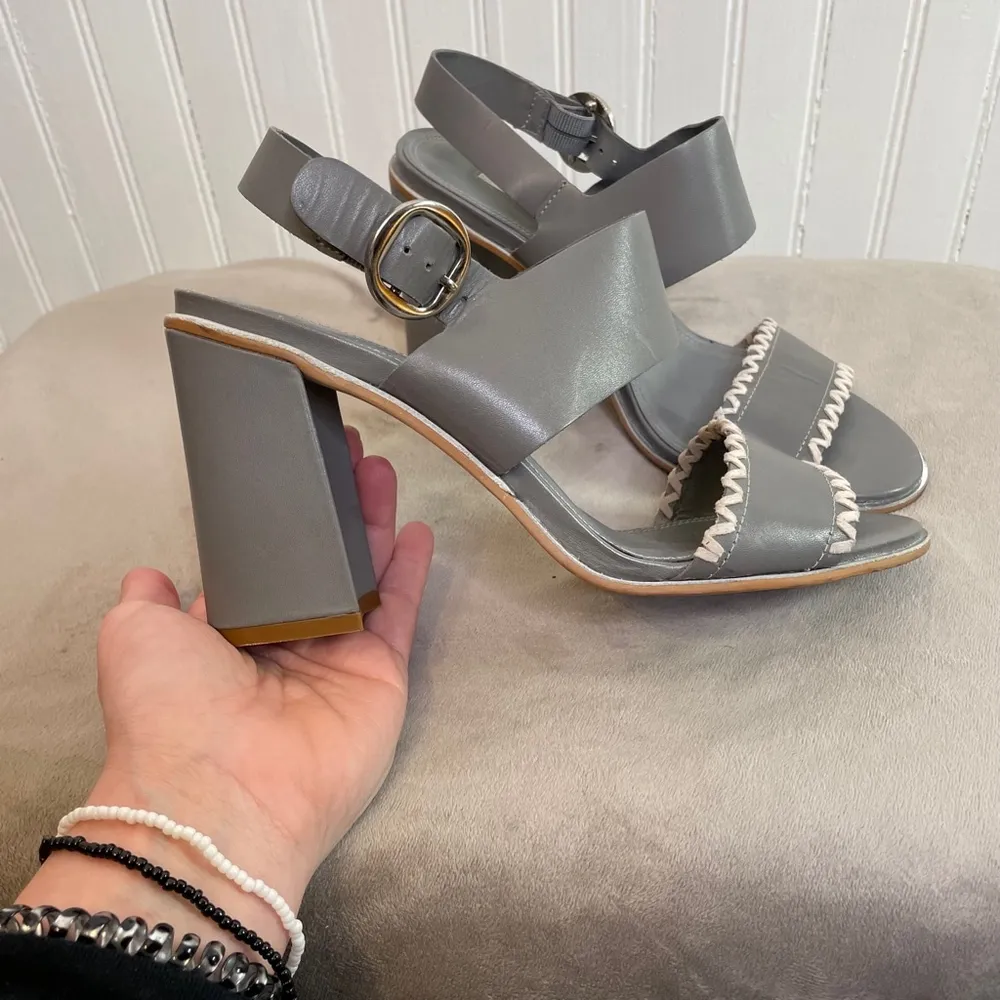 Rare Dune London Chunky Sandal Heels - Designer Statement, Size 39 (US 8) πβ¨ - Image 2