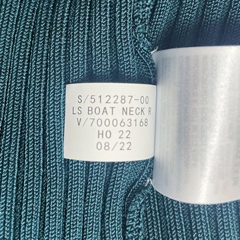 NWT Banana Republic Ines Scoop Back Sweater Dress in Pine Green Size Medium NEW - Image 13