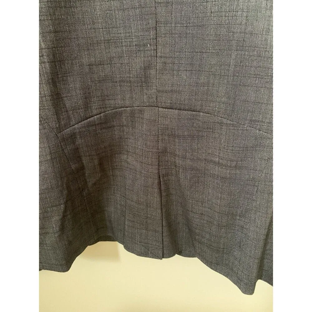 7th Avenue Design Studio New York & Company Womens Black Blazer 2 Buttons Sz 6 - Image 7