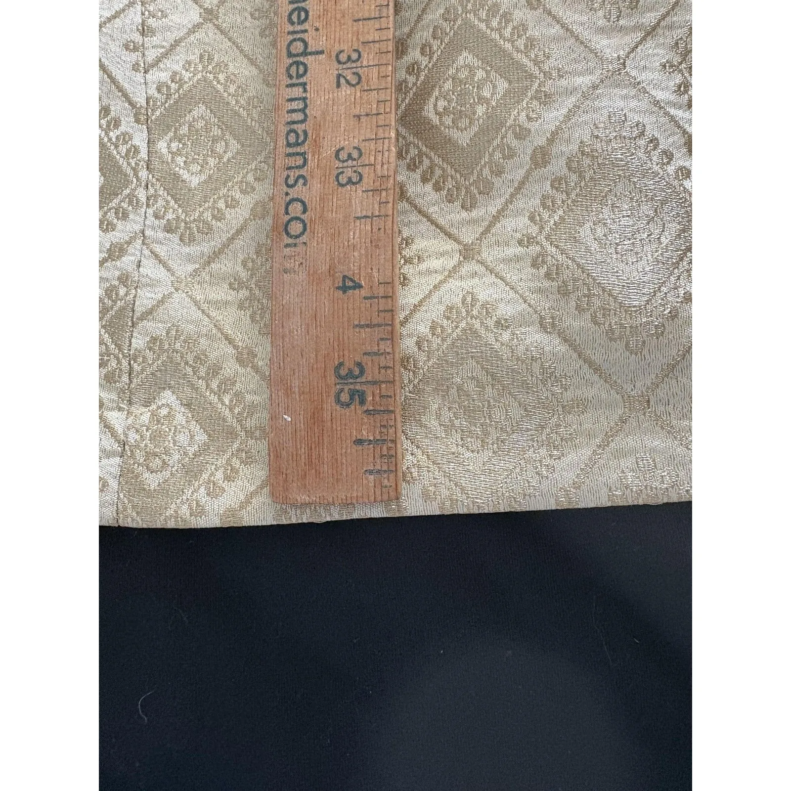 Plenty Frock Tracy Reese Dress S Gold Metallic Jacquard Brocade Party Castle - Image 10