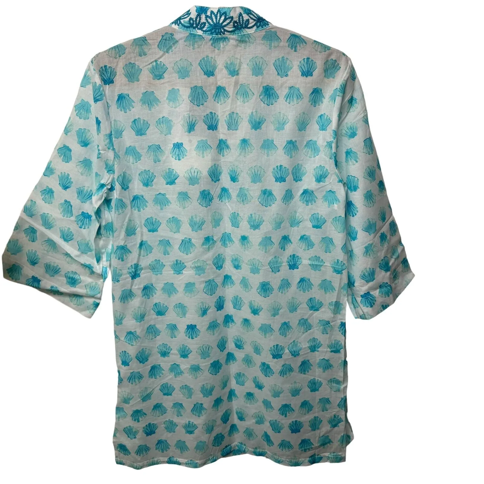 NEW Tori Richard Honolulu Womens Swim Suit Cover Up Tunic Embroidered XS $148 - Image 5