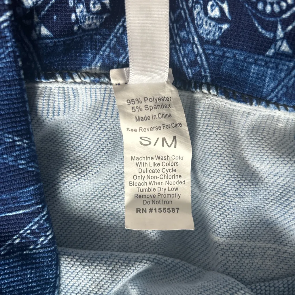 Emme Jordan Denim Jeggings with Faux Pockets – Stretch Fit (S/M) Blue - Image 7