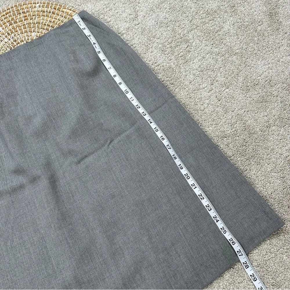 Talbots Women’s Vintage 100% Wool Set Blazer Single Breasted & Skirt in Gray 12 - Image 12