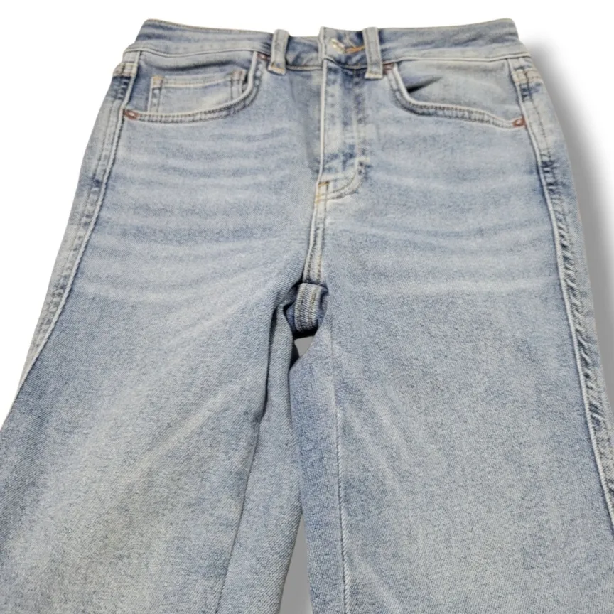 Free People  Jeans Size 26 W24" x L27" Stretch Distressed Ankle Skinny Jeans Blue Denim Pants - Image 5