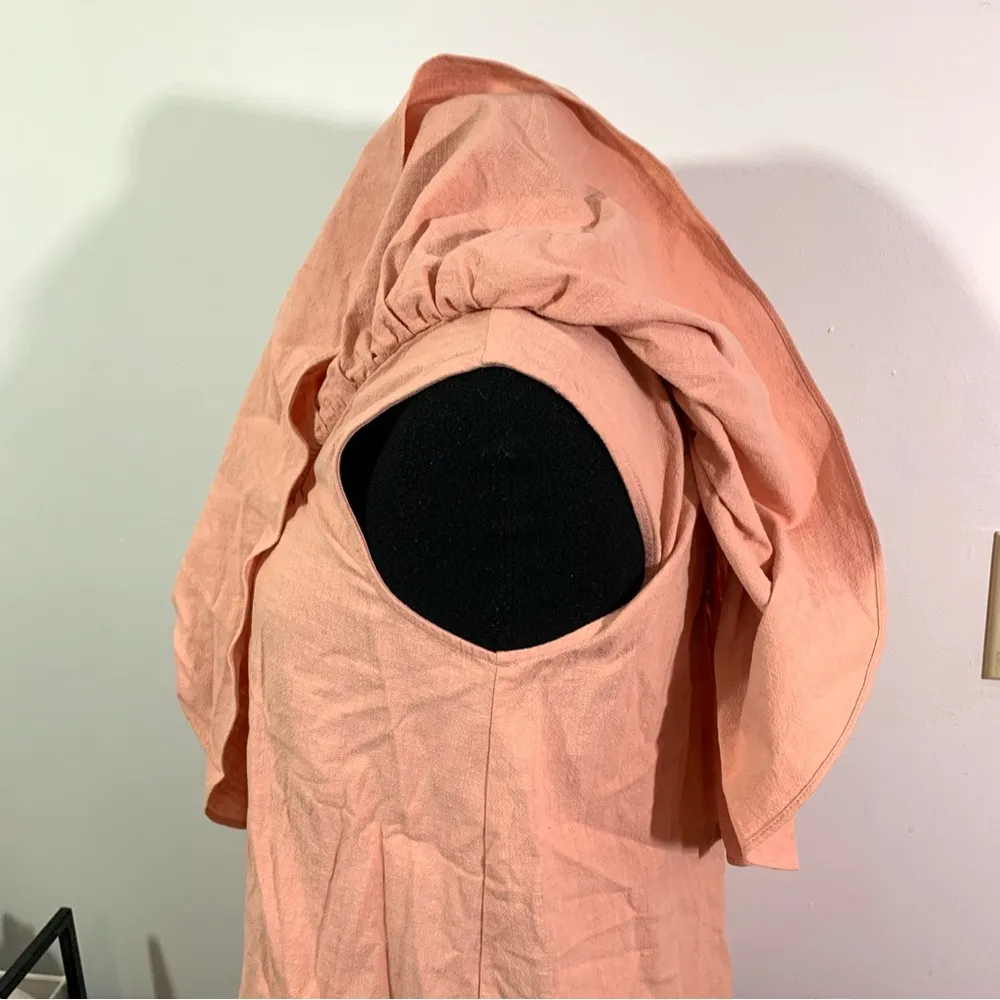 ZARA NWT  Dusty Pink Textured Ruffle Top - Image 8