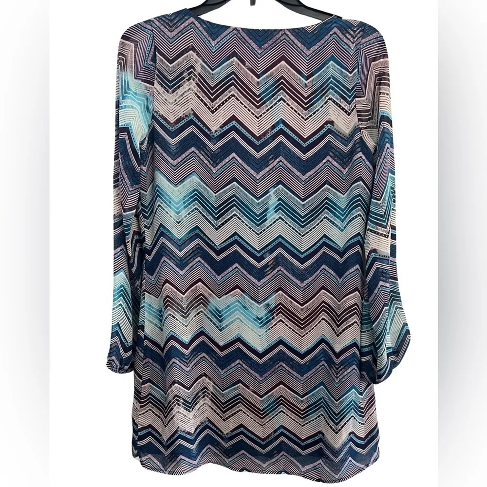 Speechless Longsleeve chevron pattern dress - Image 2