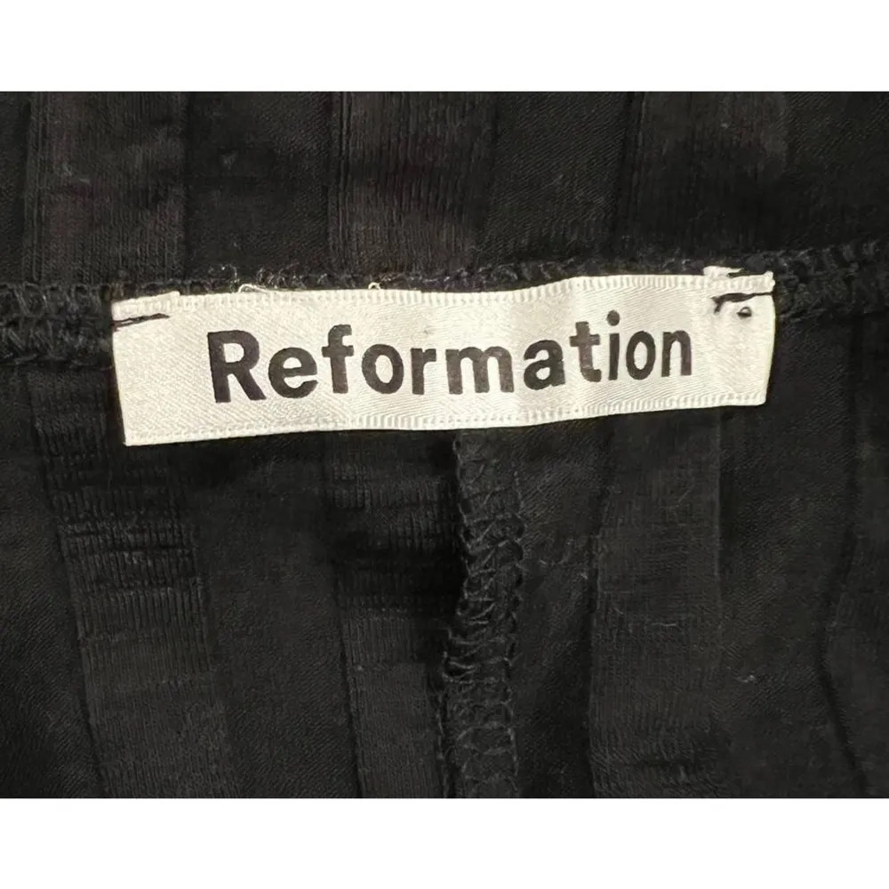 Reformation Vittoria Rib Long Sleeve Knit Dress (L) - Image 5