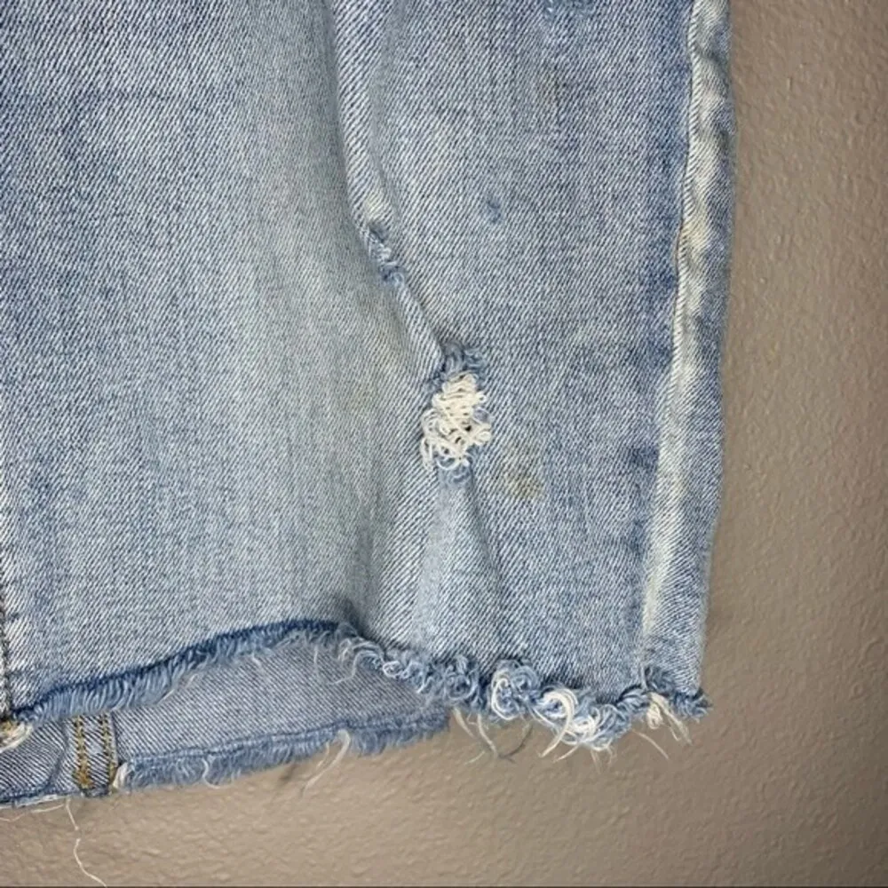 Pistola Revolve Sierra fold over high waist denim mini skirt women’s size 25 - Image 7