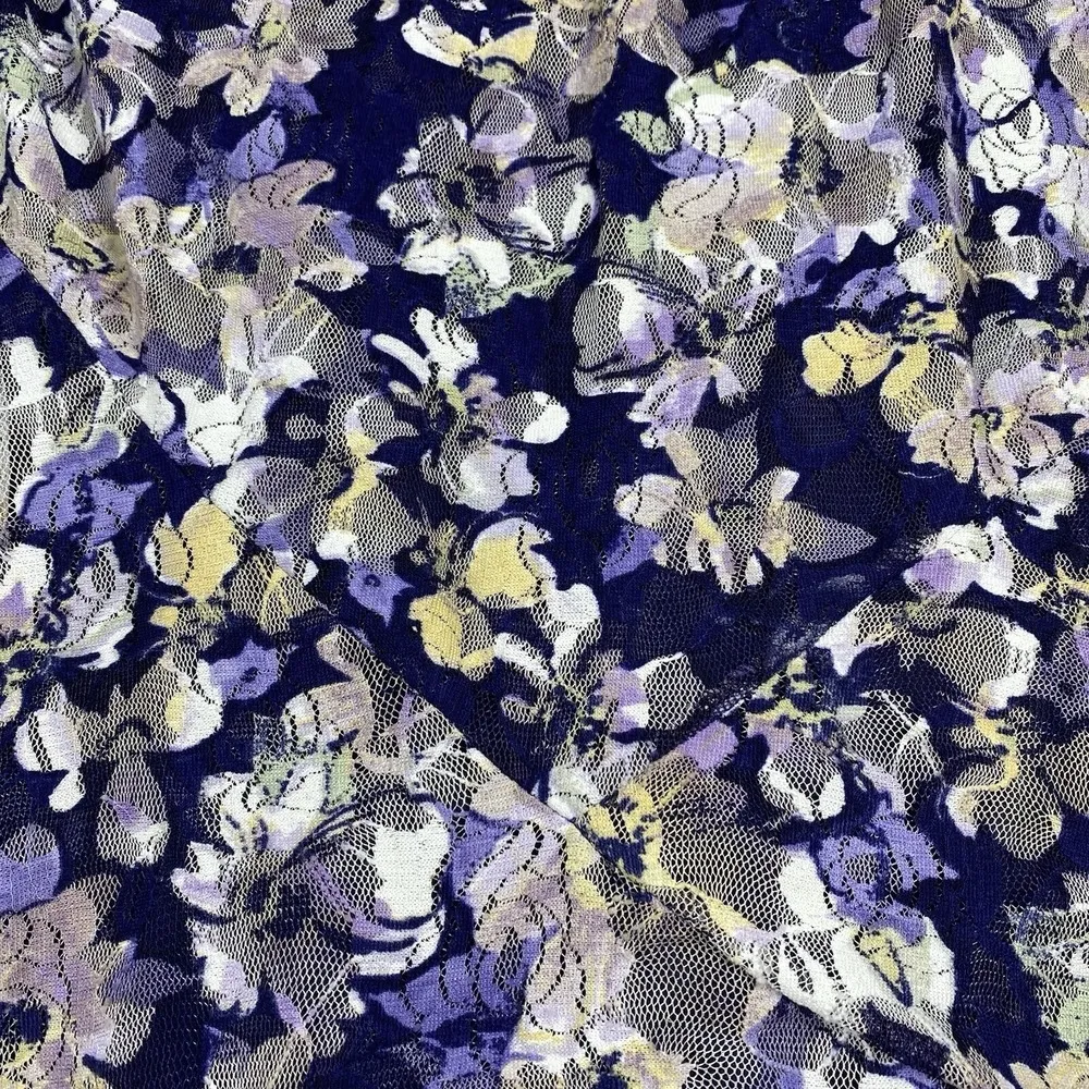 Rabbit Rabbit Rabbit Midi Dress Womens Size 12 Soft Floral Lace V - Image 8