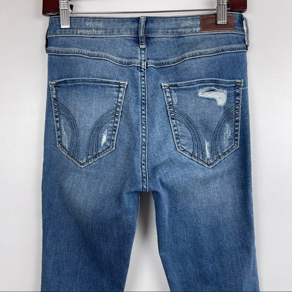 Hollister Sequin High Rise Super Skinny Jeans Women’s Size 26 Stretchy - Image 5