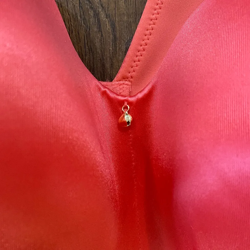 Cacique  No-Wire Lightly Lined Full-Coverage Bra 46B Coral (NWT) - Image 2