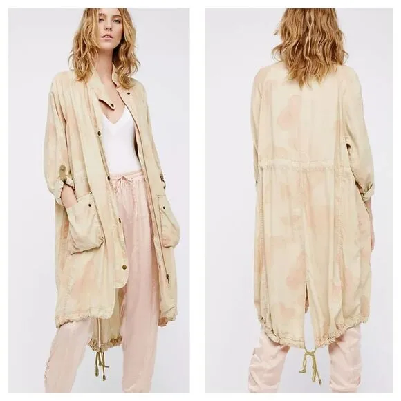 Free People Lightweight Utility Trench Coat - Image 2
