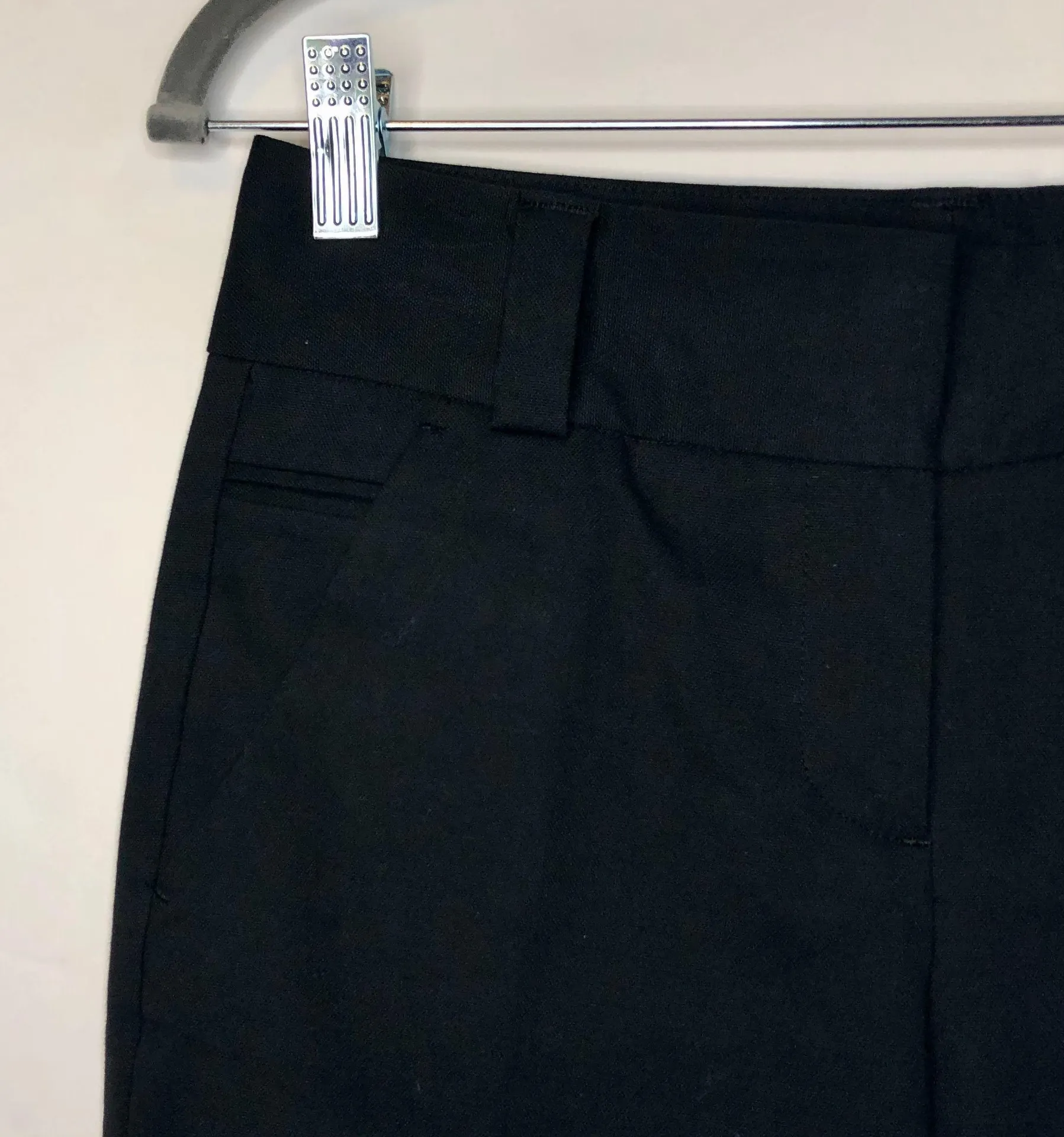 Theory Black Joetta Cropped Dress Pants Size 0 - Image 5