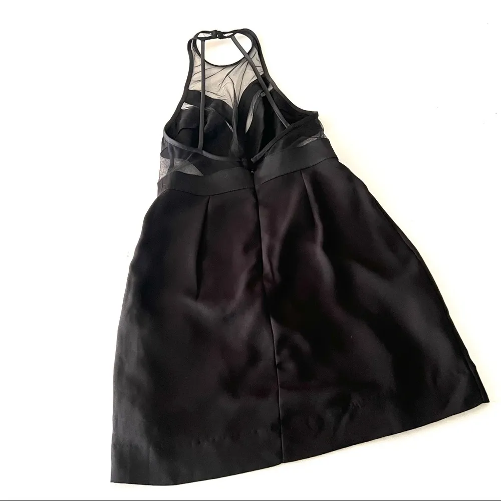 Nasty Gal Mesh Cutout Mini Halter Dress - Image 5