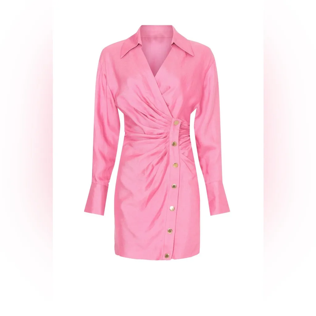 Sandro Elvira Dress Pink - Image 10