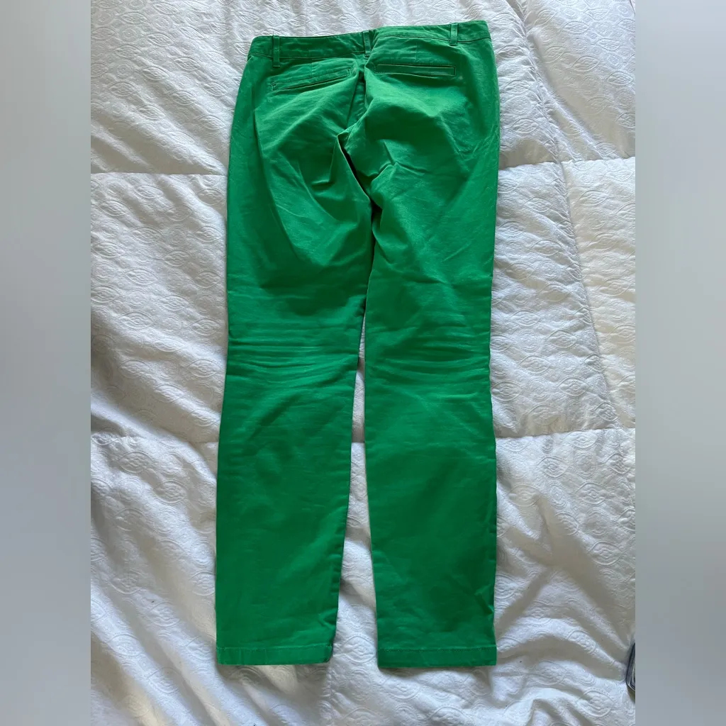 Women’s skinny mini green GAP pants size 00 - Image 8