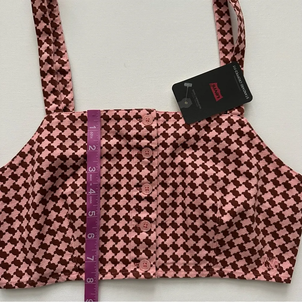 Levi’s Women’s Nadia Houndstooth Crop Top Size XS - Image 13