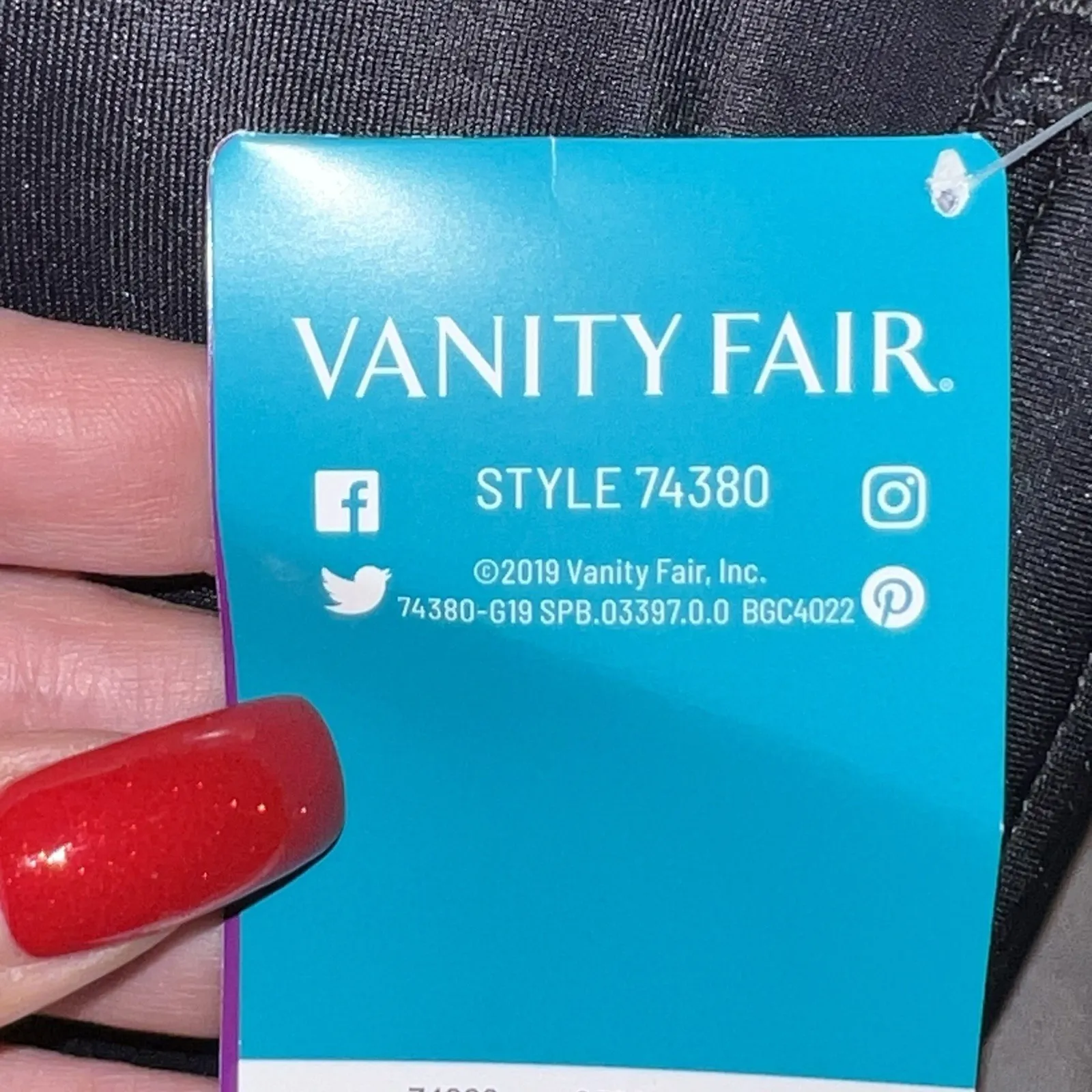 Vanity Fair Beauty Back Strapless Bra Black Convertible Style 74380 Size 42DD - Image 8