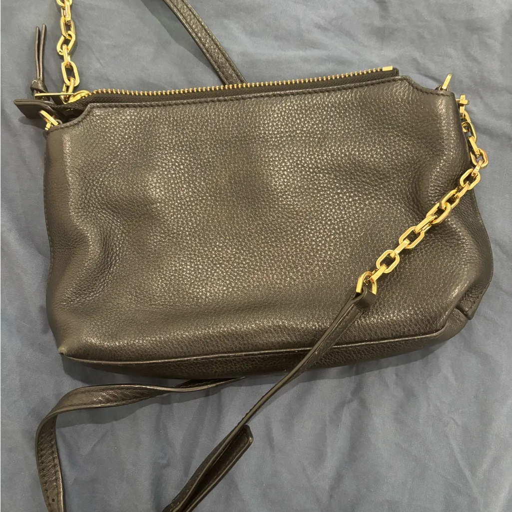 Tory Burch black Crossbody Bag with Gold Accents - Image 5
