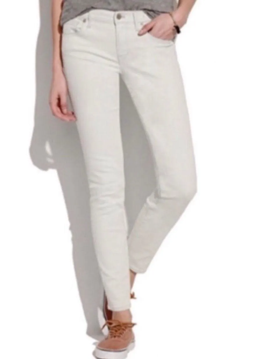 Light Grey Skinny and Cropped Jeans - Image 2