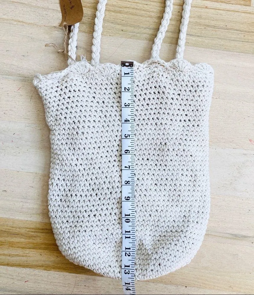 NEW Crochet vintage super cute bag! (very DOEN like!) White - Image 4