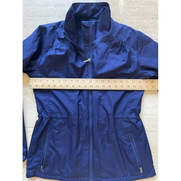 Columbia‎ Women's Navy Blue Zip-Up Jacket Outdoor Sportswear Windbreaker M/M - Image 8