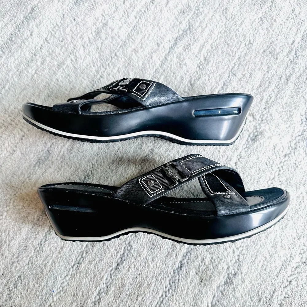 Cole Haan Nike Air Alta G Series Black Slide Wedges - Image 8