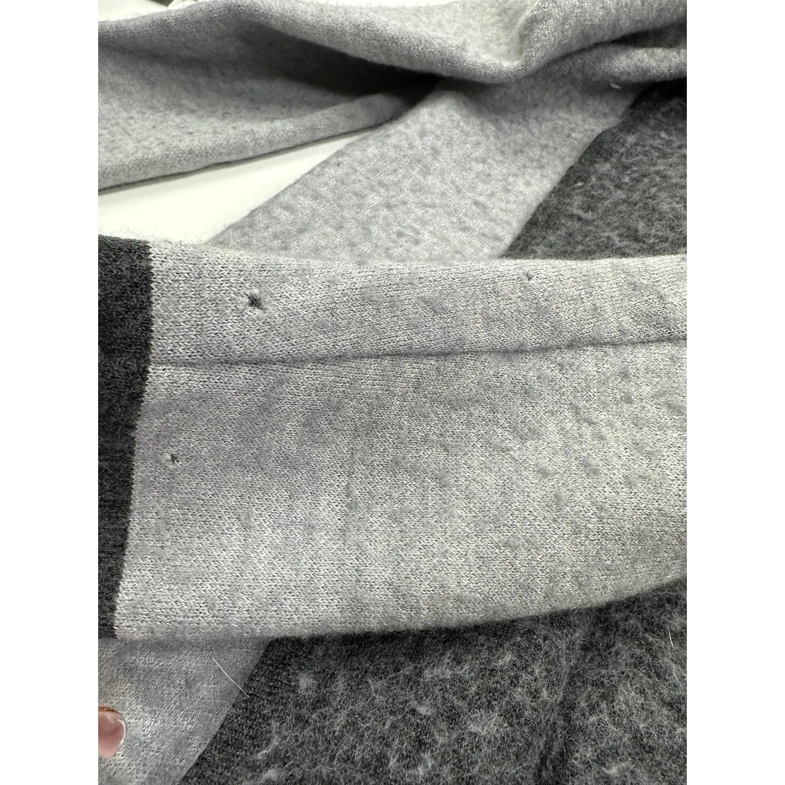 BNCI BY BLANC NOIR WOOL BLEND BLAZER‎ SIZE SMALL C32 Gray - Image 5