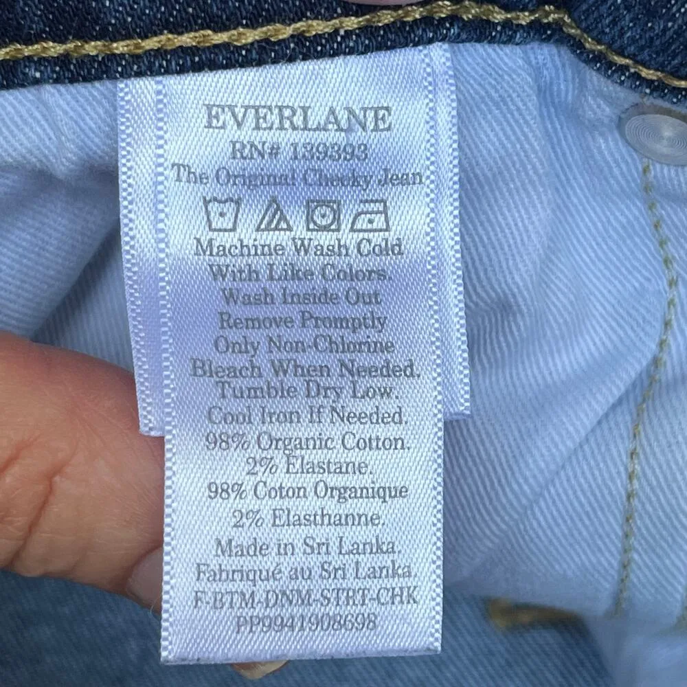 Everlane Women's Original Cheeky Jean Size 28 Crop - Image 8